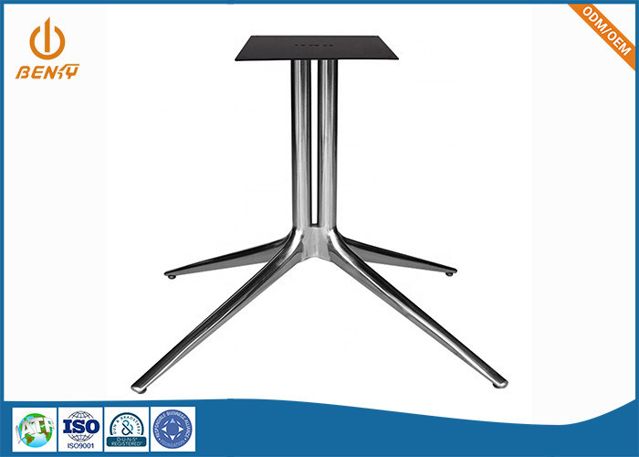 OEM Aluminium ADC12 Perabot Kantor Suku Cadang Meja Kopi Logam