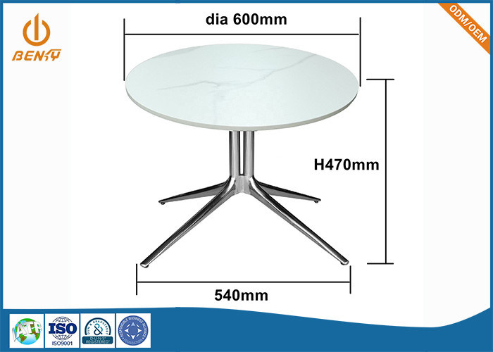OEM Aluminium ADC12 Perabot Kantor Suku Cadang Meja Kopi Logam