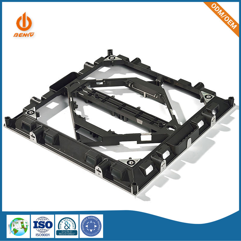 Die Casting Parts Rangka Dinding Panel Belakang Aluminium Indoor HD LED Tampilan Layar Backplane Alloy Gravity Cabinet