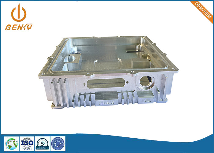 Bagian Mesin CNC Presisi Tinggi Aluminium Heat Sink Box Untuk Power Amplifier