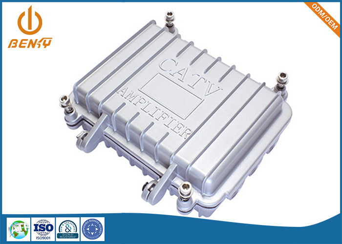 ISO TS16949 Telecom Heat Sink Parts Cetakan Injeksi Aluminium
