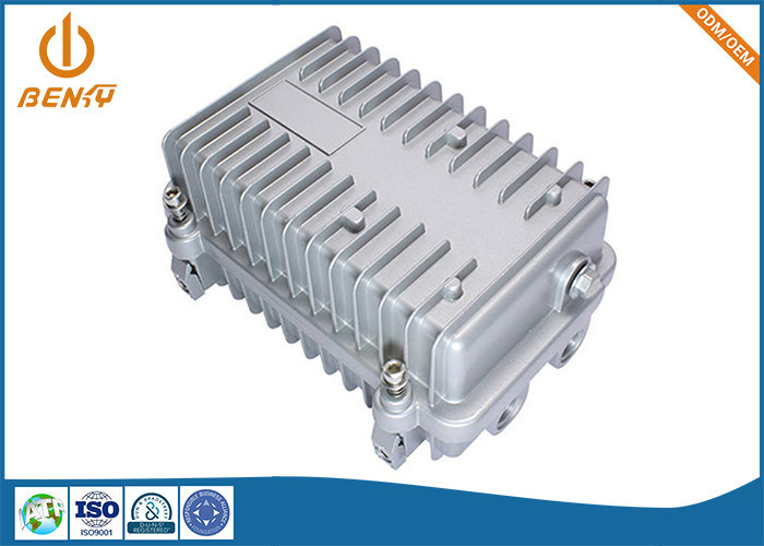 ISO TS16949 Telecom Heat Sink Parts Cetakan Injeksi Aluminium